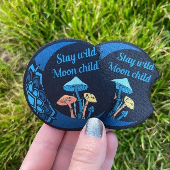Stay Wild Moon Child Car Coaster Set | Car Accessories - Picture 4 of 10